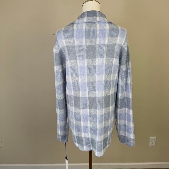William Rast Button Up Shacket Plaid Shirt US Women's S New - Picture 2 of 6